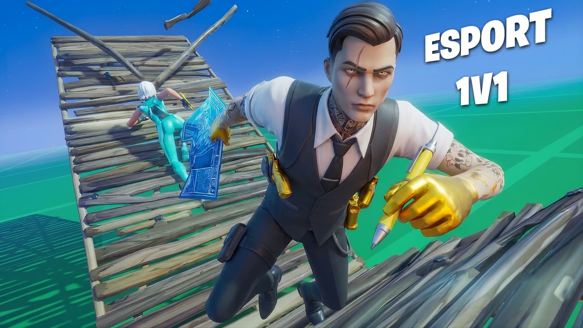 ESPORT 1V1 BUILD FIGHT (200 PUMPS) — Fortnite Creative map
