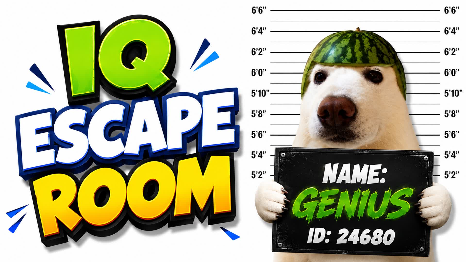 🧠IQ ESCAPE ROOM GENIUS — Fortnite Creative map