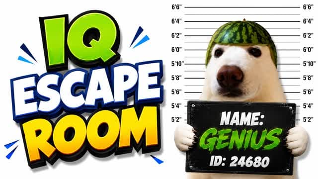 🧠IQ ESCAPE ROOM GENIUS — Fortnite Creative map