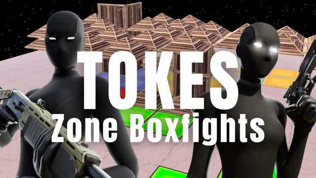 Tokes Moving Zone Box Fights | 1v1 4v4 — Fortnite Creative map cover art