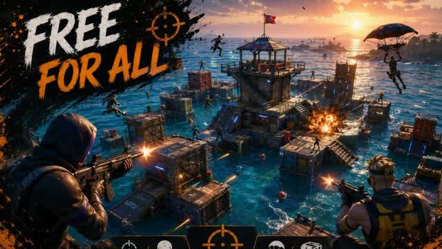 FREE FOR ALL: OCEAN WARZONE — Fortnite Creative map