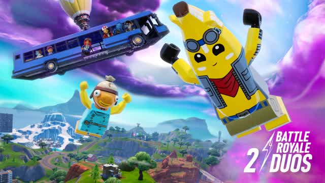 BRIX BATTLE ROYALE DUOS 2 — Fortnite Creative map cover art