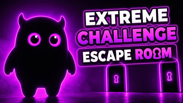 EXTREME CHALLENGE ESCAPE ROOM — Fortnite Creative map cover art