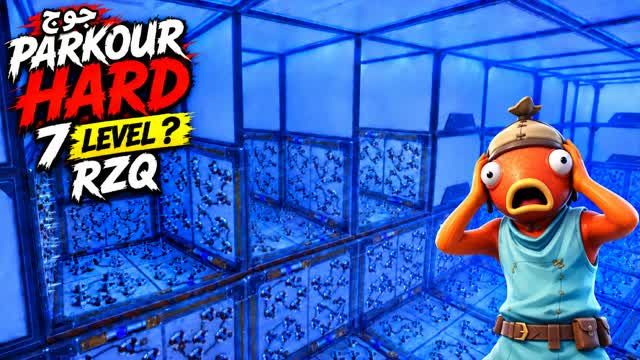 Parkour Hard 7LEVEL? [RZQ] — Fortnite Creative map cover art