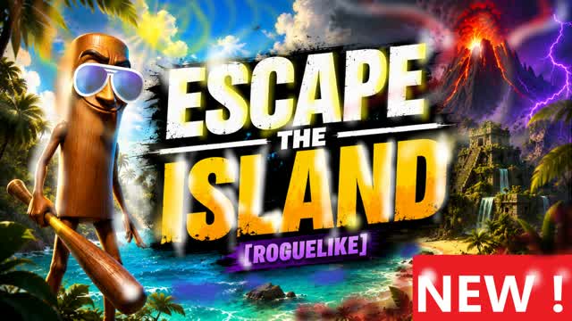 ESCAPE THE ISLAND [ROGUE-LIKE] — Fortnite Creative map cover art