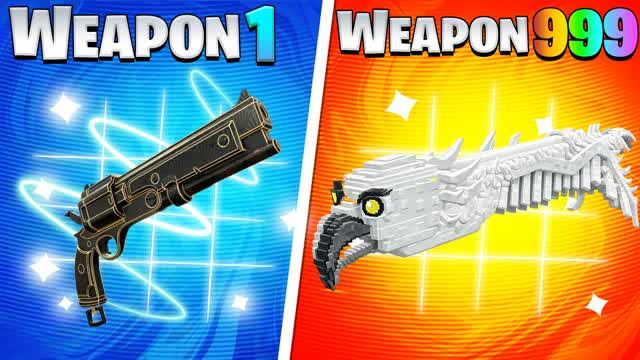 ULTRA GUN GAME 🔫SUPER WEAPONS⭐ ONE SHOT — Fortnite Creative map