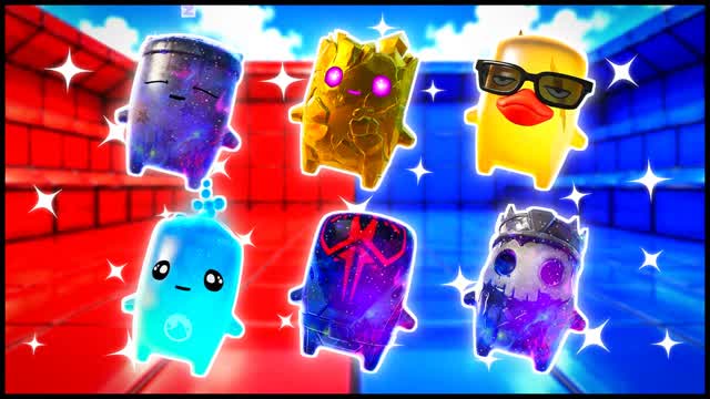 RED VS BLUE CLEAN DECISION 🔴🔵 — Fortnite Creative map cover art