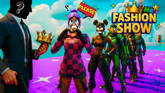 FASHION SHOW SKY 🪄👗👔👖 — Fortnite Creative map cover art