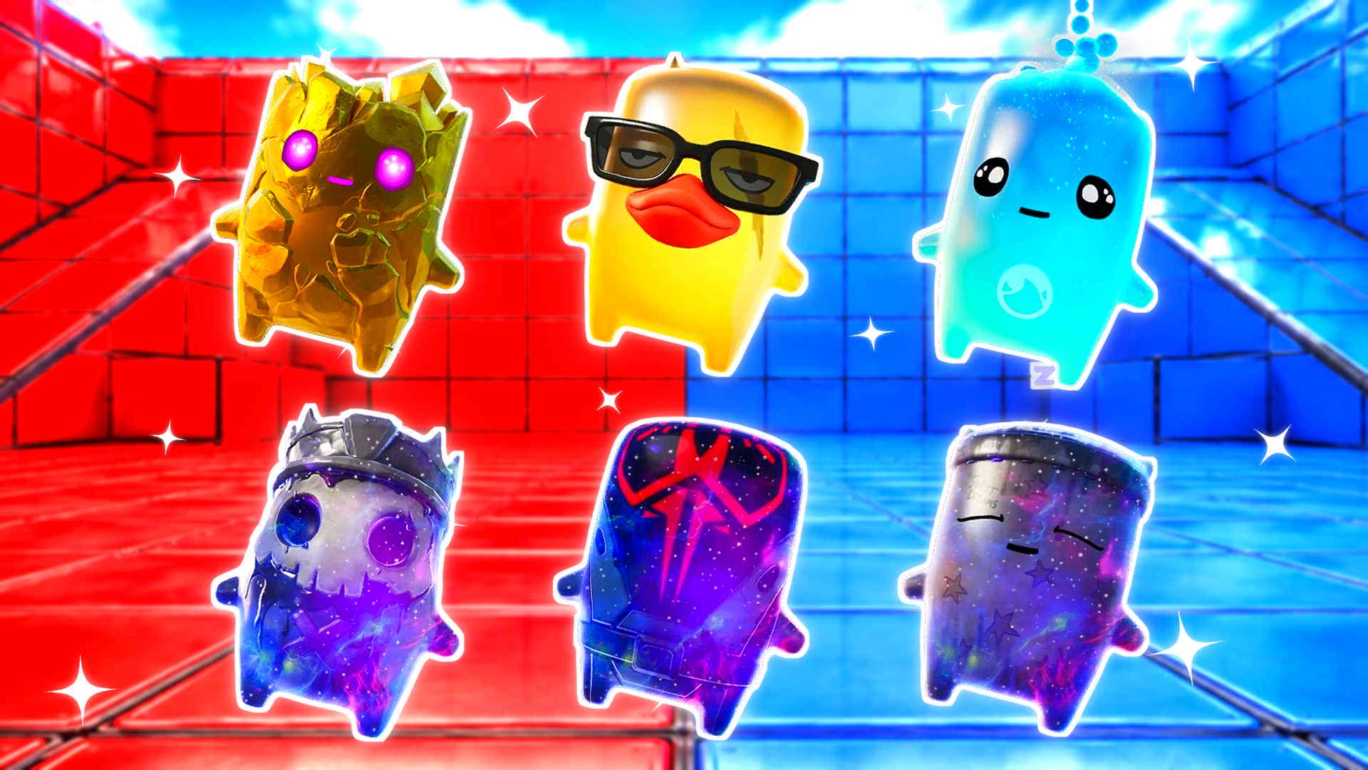 RED VS BLUE BLAZING ASCENT 🔴🔵 — Fortnite Creative map