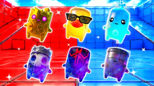 RED VS BLUE BLAZING ASCENT 🔴🔵 — Fortnite Creative map