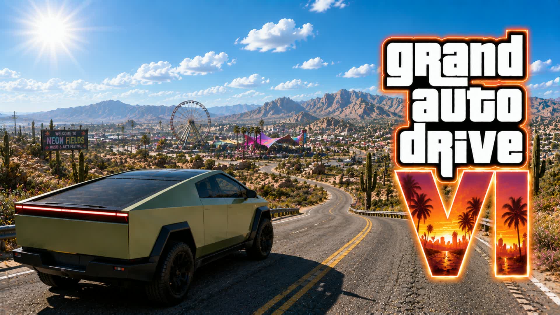 🚗GDA 6🚗GRND DRIVE AUTO 6 TEXAS RACE — Fortnite Creative map