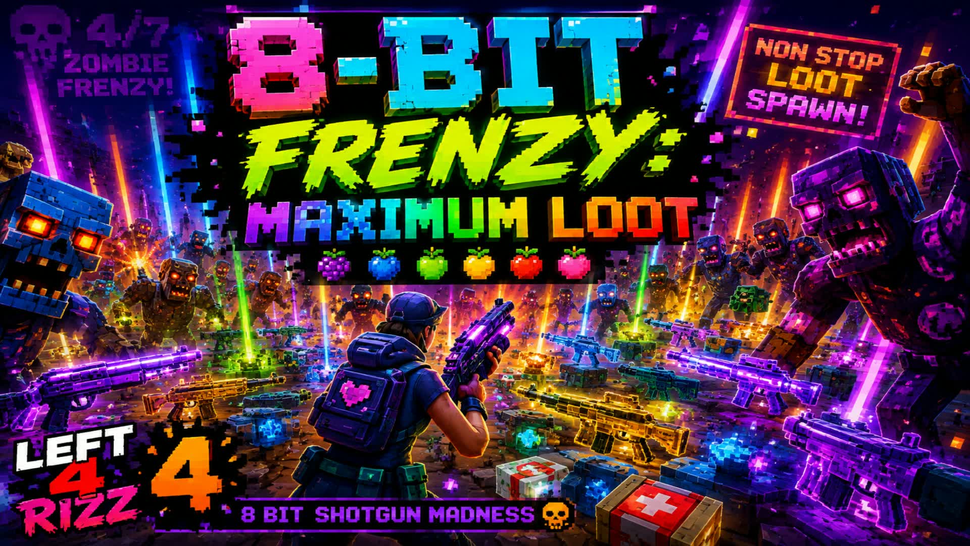 LEFT 4 RIZZ 4 — 8 BIT SHOTGUN MADNESS — Fortnite Creative map