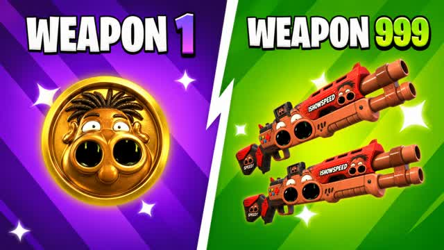 ISHOW SPEED ONE SHOT GUN GAME — Fortnite Creative map