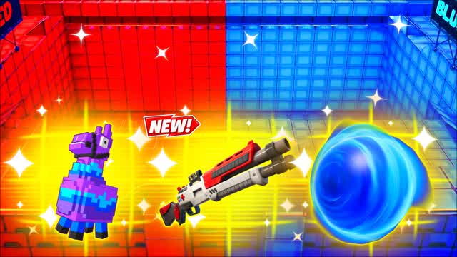 RED VS BLUE AIRFLOW 🔴🔵 — Fortnite Creative map cover art