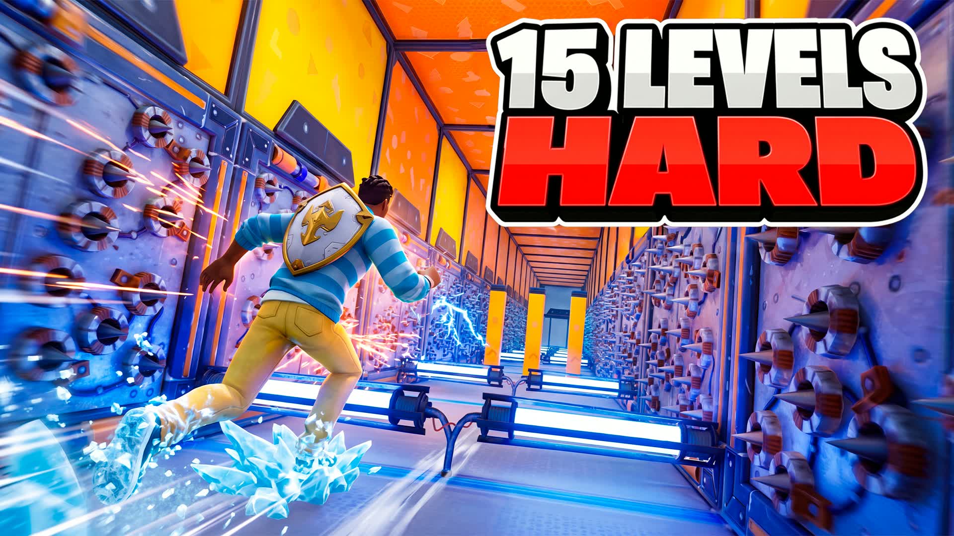 HARD PARKOUR 15 LEVELS — Fortnite Creative map