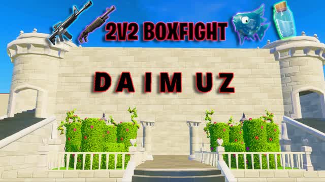 Daimuz Box Fight 2vs2 — Fortnite Creative map cover art