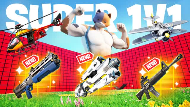 MYSTIC GUNFIGHT SUPER 1V1 FFA — Fortnite Creative map