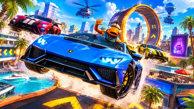 🚗CITY DRIVE - TROLL WEAPONS🚗 — Fortnite Creative map