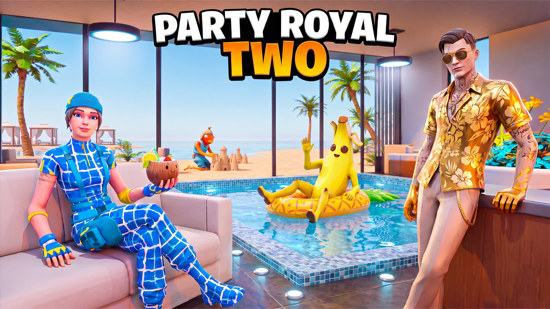PARTY ROYAL TWO 🏖️ — Fortnite Creative map