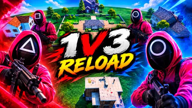 1V3 RELOAD — Fortnite Creative map cover art