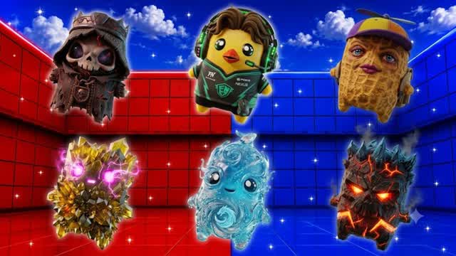 RED VS BLUE 🔴🔵 NOREGRETS — Fortnite Creative map