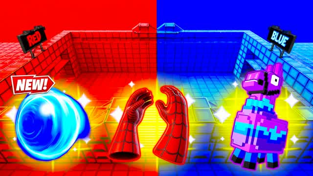 RED VS BLUE OUT PLAY ENEMIES ๐ด๐ต โ Fortnite Creative map