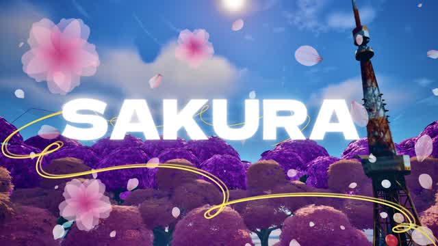 SAKURA ~Obby~ — Fortnite Creative map cover art