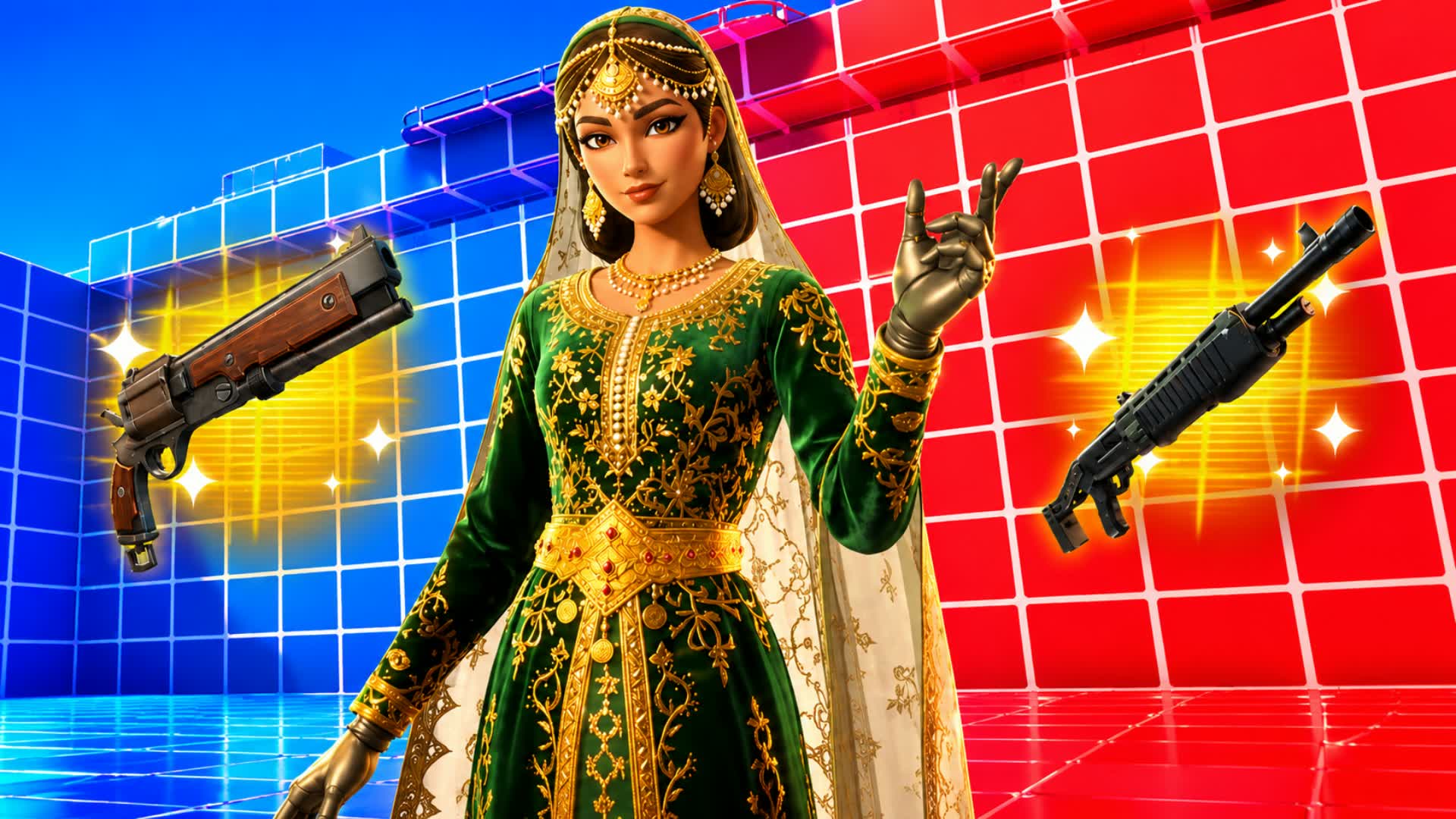 RED vs blue YABA — Fortnite Creative map