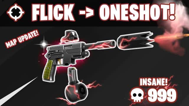 🎯 FLICK ONE SHOT 💥BATTLE — Fortnite Creative map