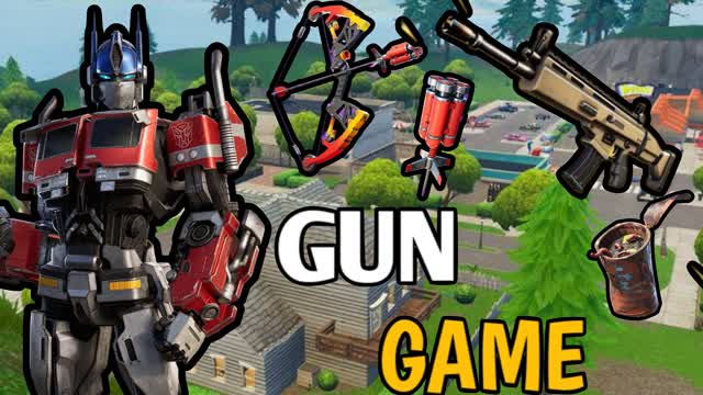 🏡GUN GAME NO BOSQUE — Fortnite Creative map cover art