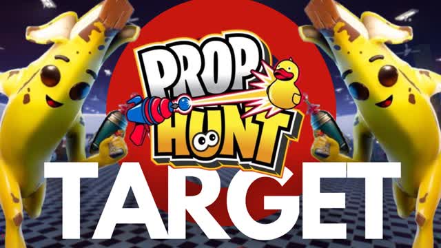 Target Prop Hunt — Fortnite Creative map cover art