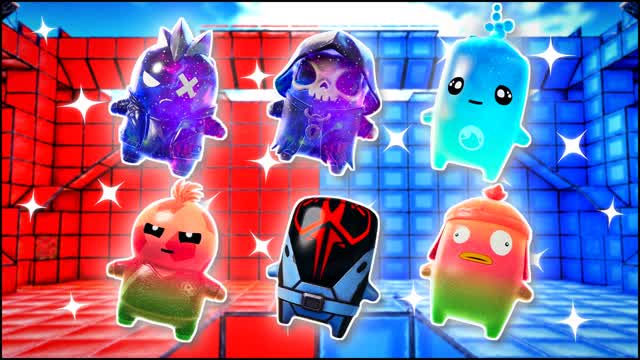 RED VS BLUE NITRO STRIKE 🔴🔵 — Fortnite Creative map cover art