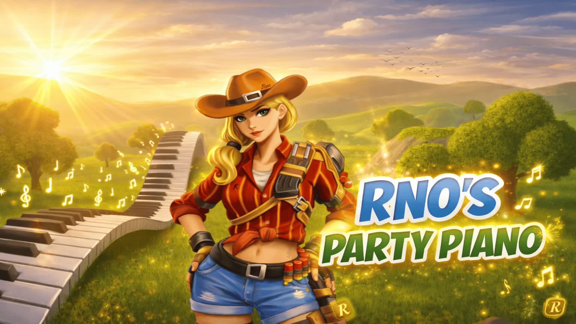 Rno's Party Piano — Fortnite Creative map