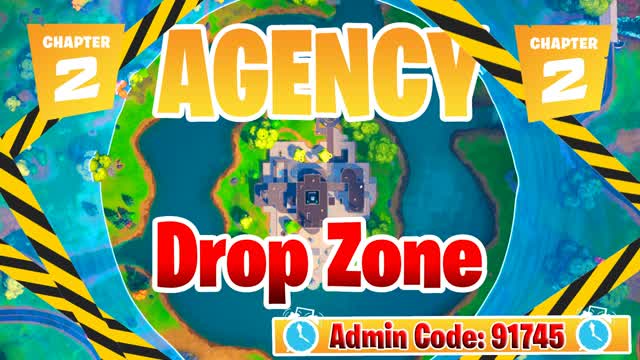 🔥Agency Drop Zone | FFA 🔥 — Fortnite Creative map cover art