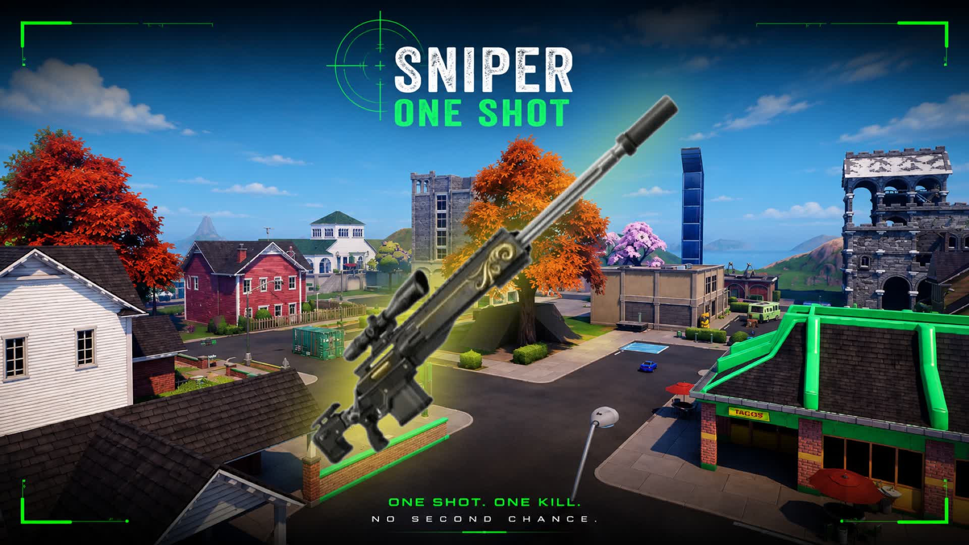 ONLY SNIPER ONE SHOT 🎯💀 — Fortnite Creative map