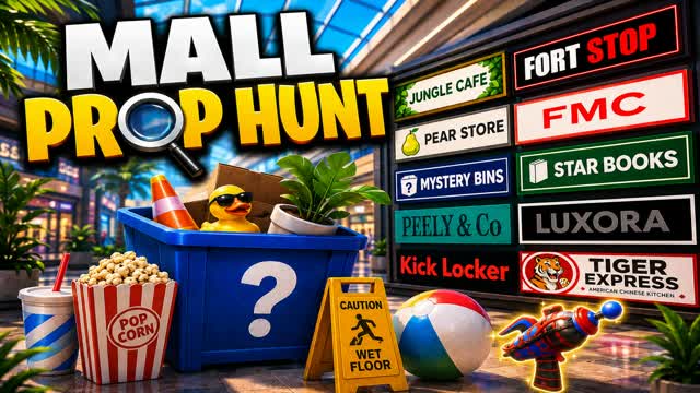 Mall Prop Hunt 🛒 — Fortnite Creative map