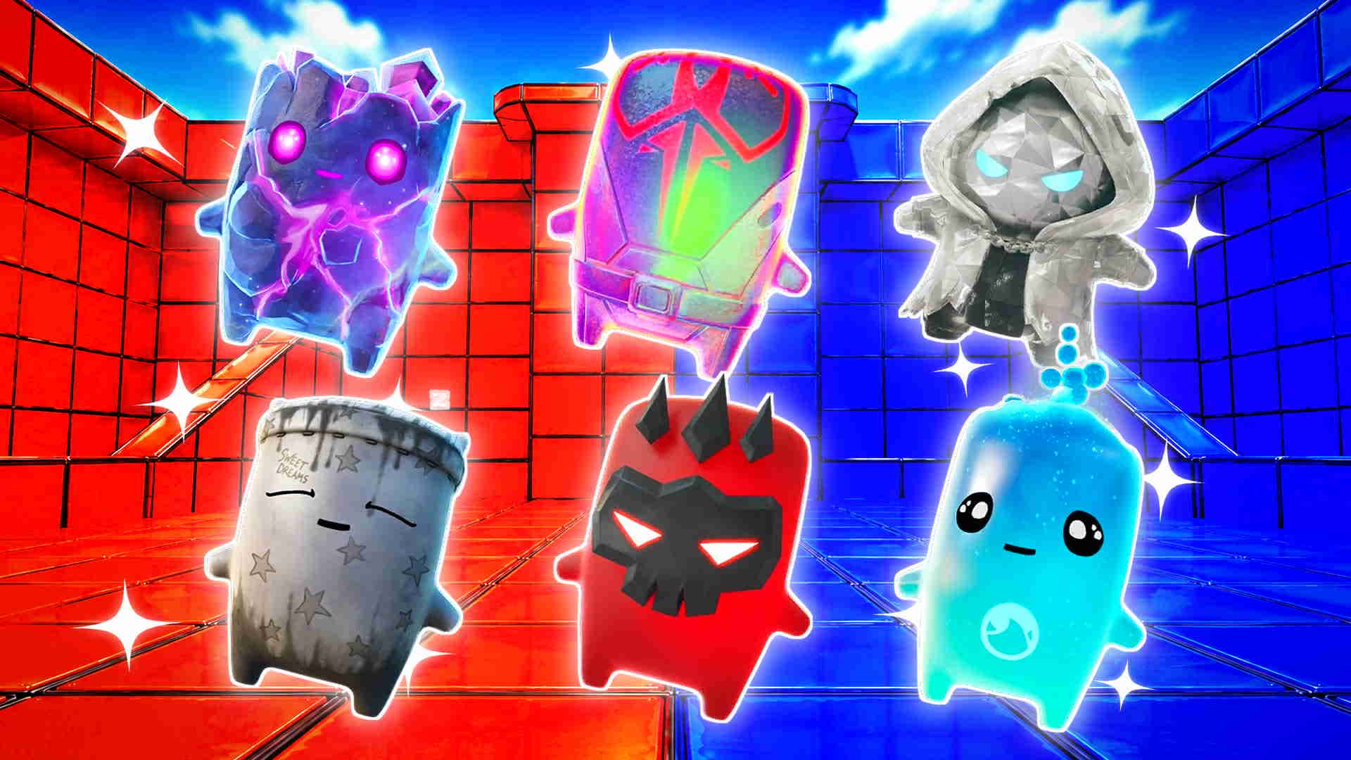 BLUE VS RED STORM EDGE 🔵🔴 — Fortnite Creative map