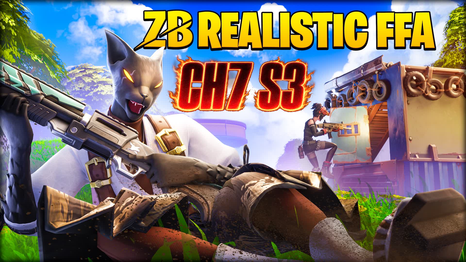 Shinobi Zero Build Realistic FFA Ch7 S3 — Fortnite Creative map