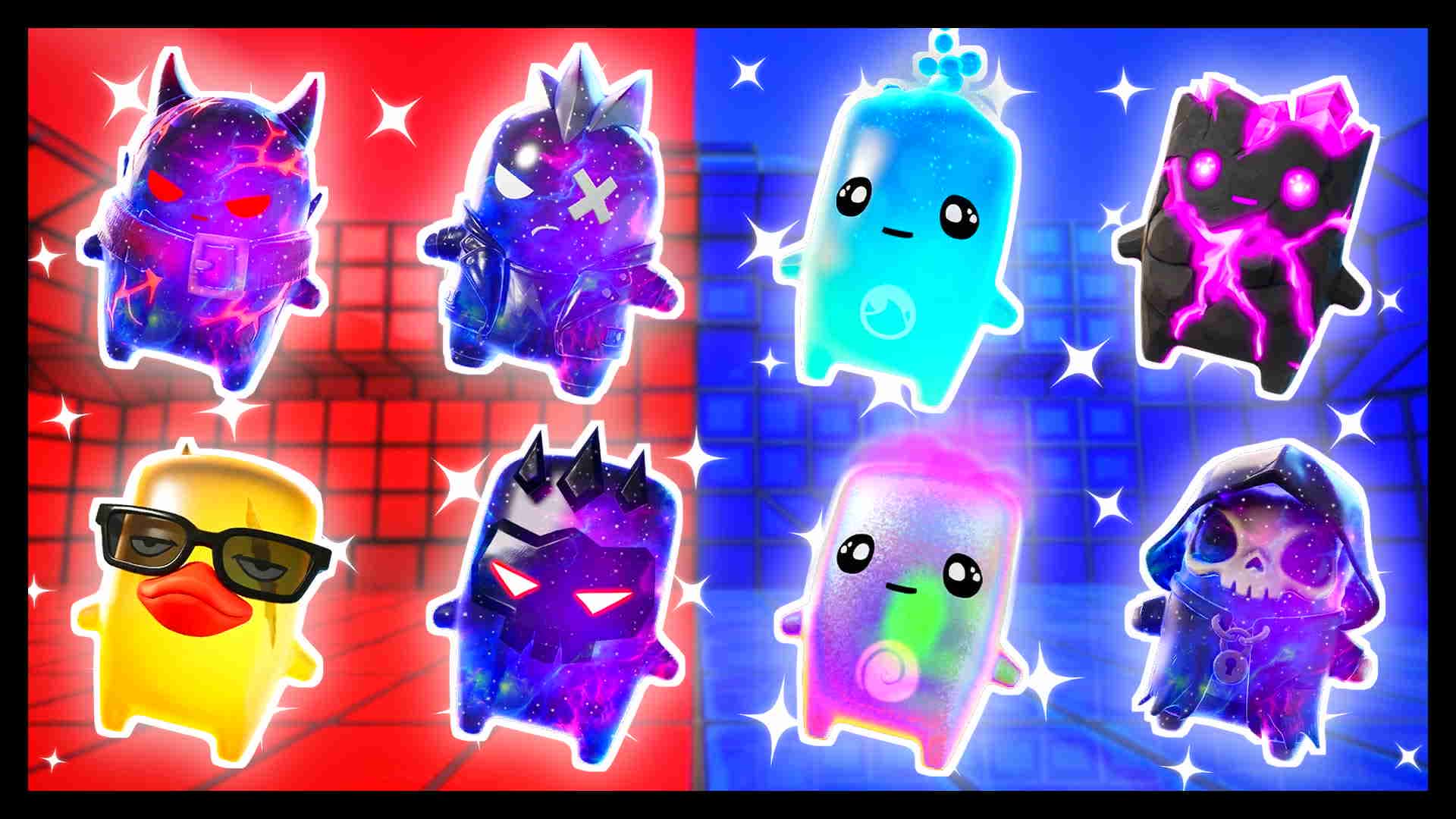 RED VS BLUE CONFIDENT SHOTS 🔴🔵 — Fortnite Creative map
