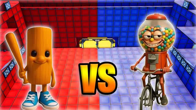 BABY BRAINROT RED VS BLUE 🔴🔵 — Fortnite Creative map cover art