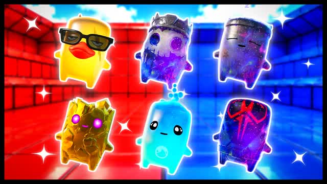 RED VS BLUE VORTEX SHOT 🔴🔵 — Fortnite Creative map cover art