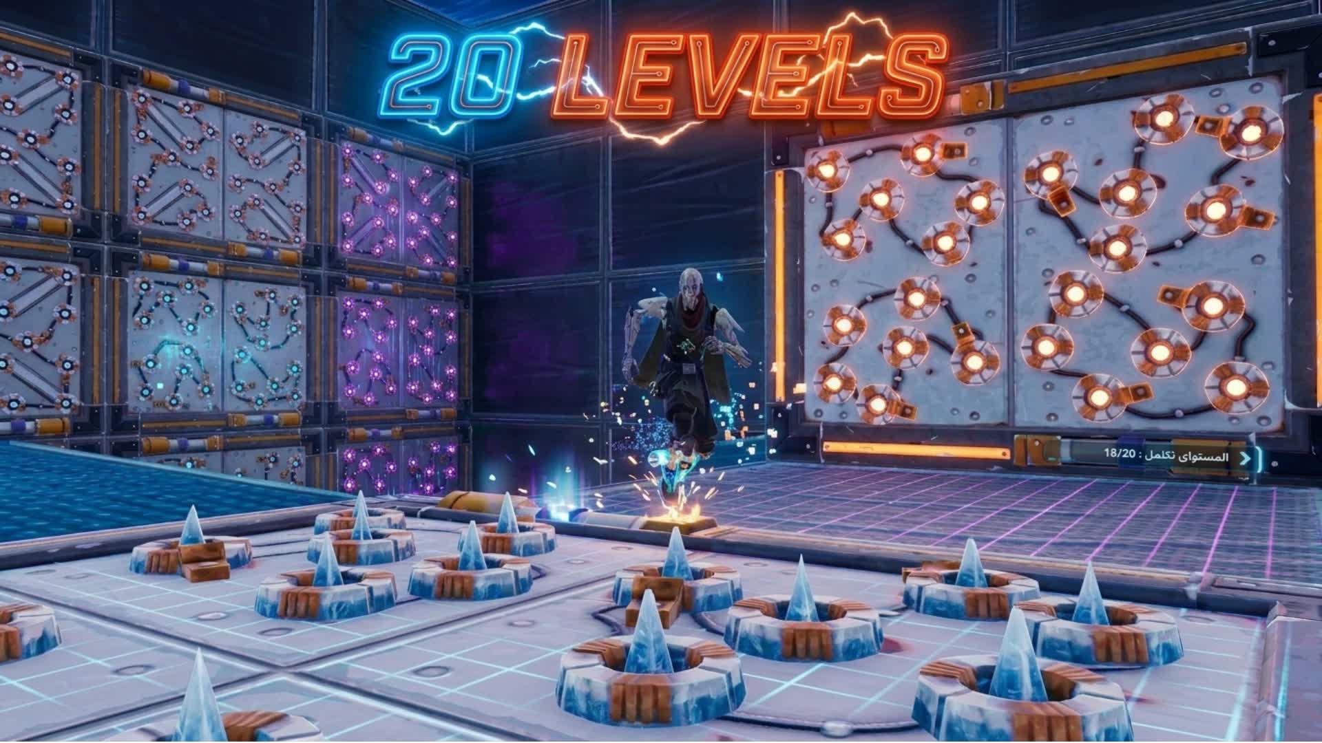 [6418] PARKOUR 20 LEVELS😱🔥 — Fortnite Creative map