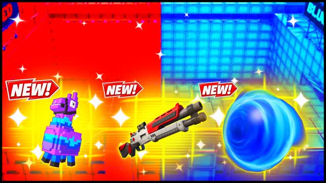 RED VS BLUE FLUID FOOTING 🔴🔵 — Fortnite Creative map cover art