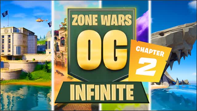 INFINITE CHAPTER 2 ZONE WARS — Fortnite Creative map cover art