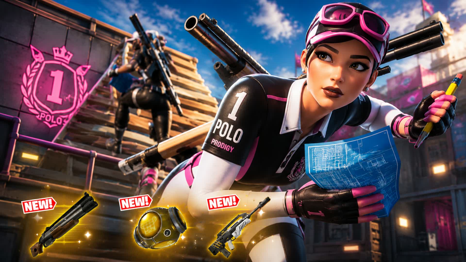 1V1 BUILD FIGHT [NEW WEAPONS!] — Fortnite Creative map