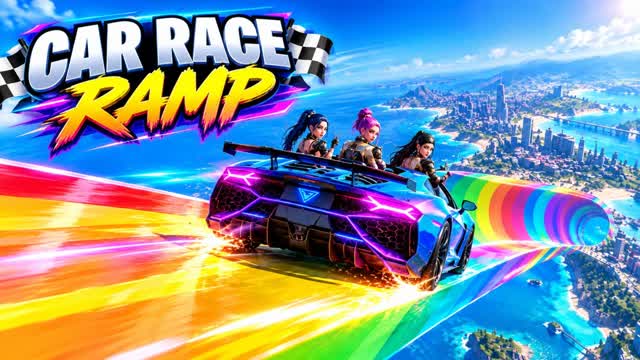 CAR RACE RAMP — Fortnite Creative map