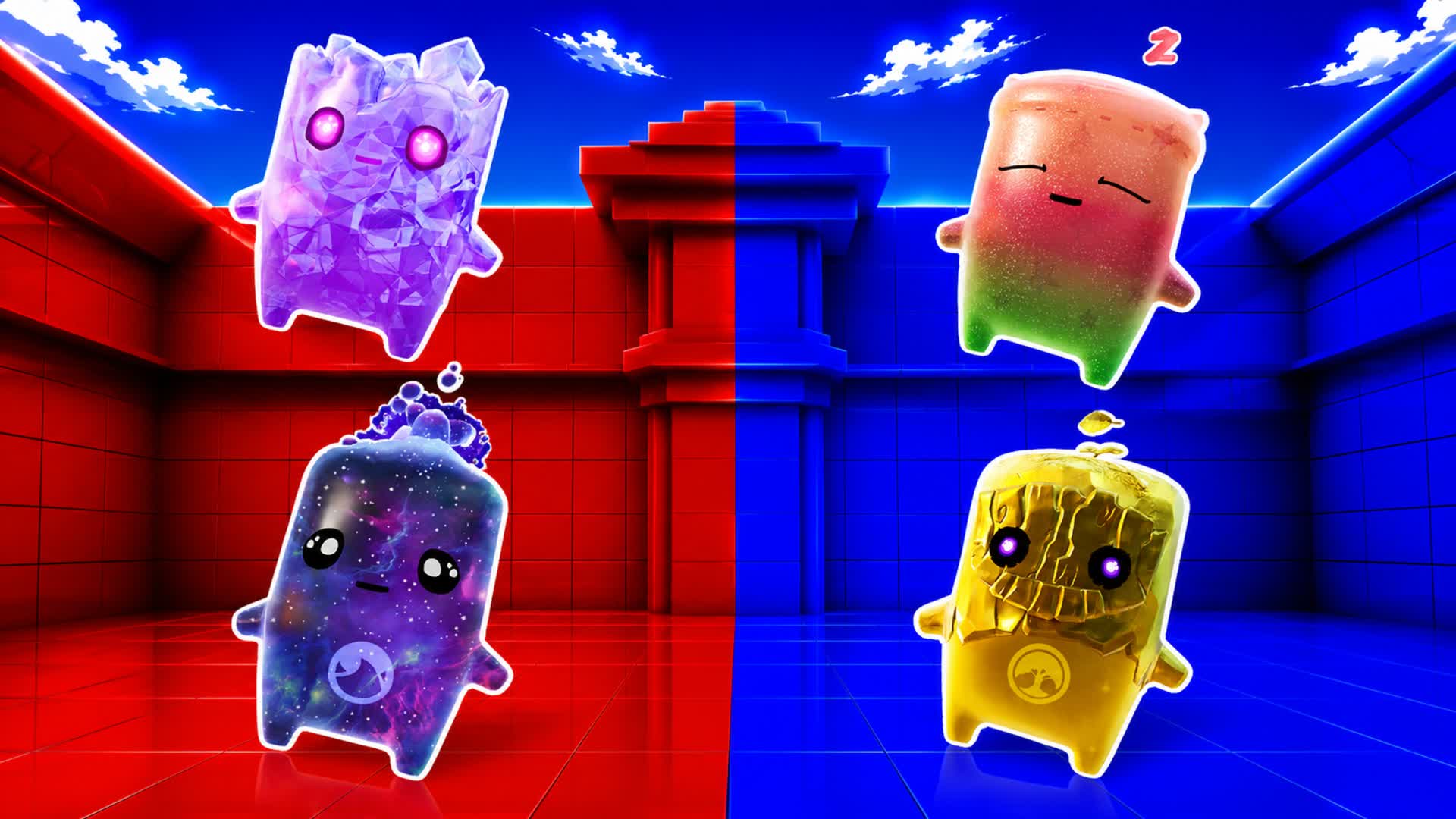 RED VS BLUE 🔴🔵 OLD! — Fortnite Creative map