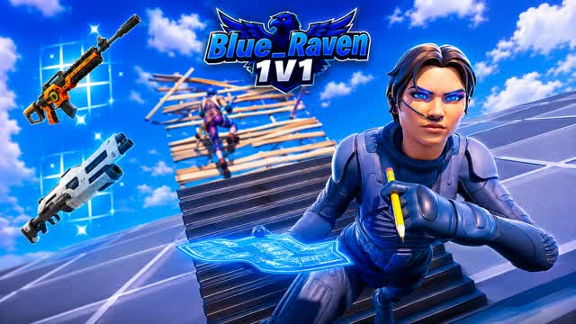 Blue_Raven 1V1 — Fortnite Creative map cover art