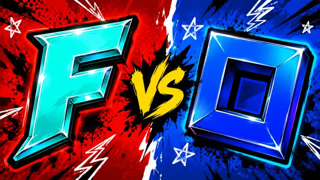 BLUE VS RED STORM FIGHT 🔵🔴 — Fortnite Creative map