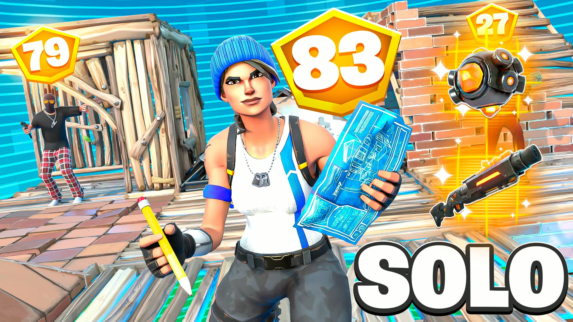 SUPER ZONE WARS [SOLO] — Fortnite Creative map